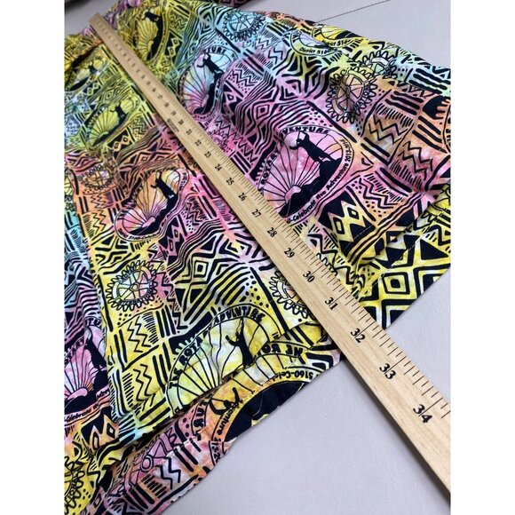 Wet Dog Mens Short Sleeve Hawaiian Shirt 2X‎ Colorful Geometric Tribal Design - Picture 6 of 13